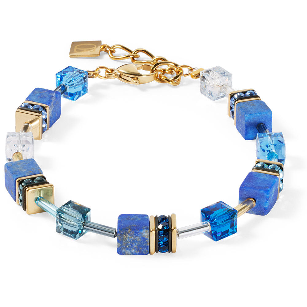 GeoCUBE® Iconic Precious Armband Blau