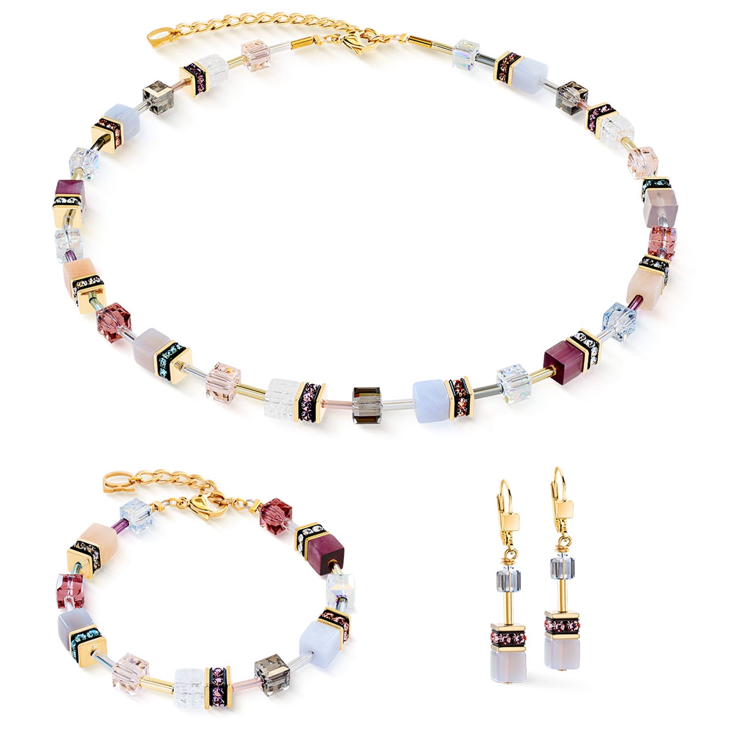 GeoCUBE® Iconic Precious Armband Golden Blush