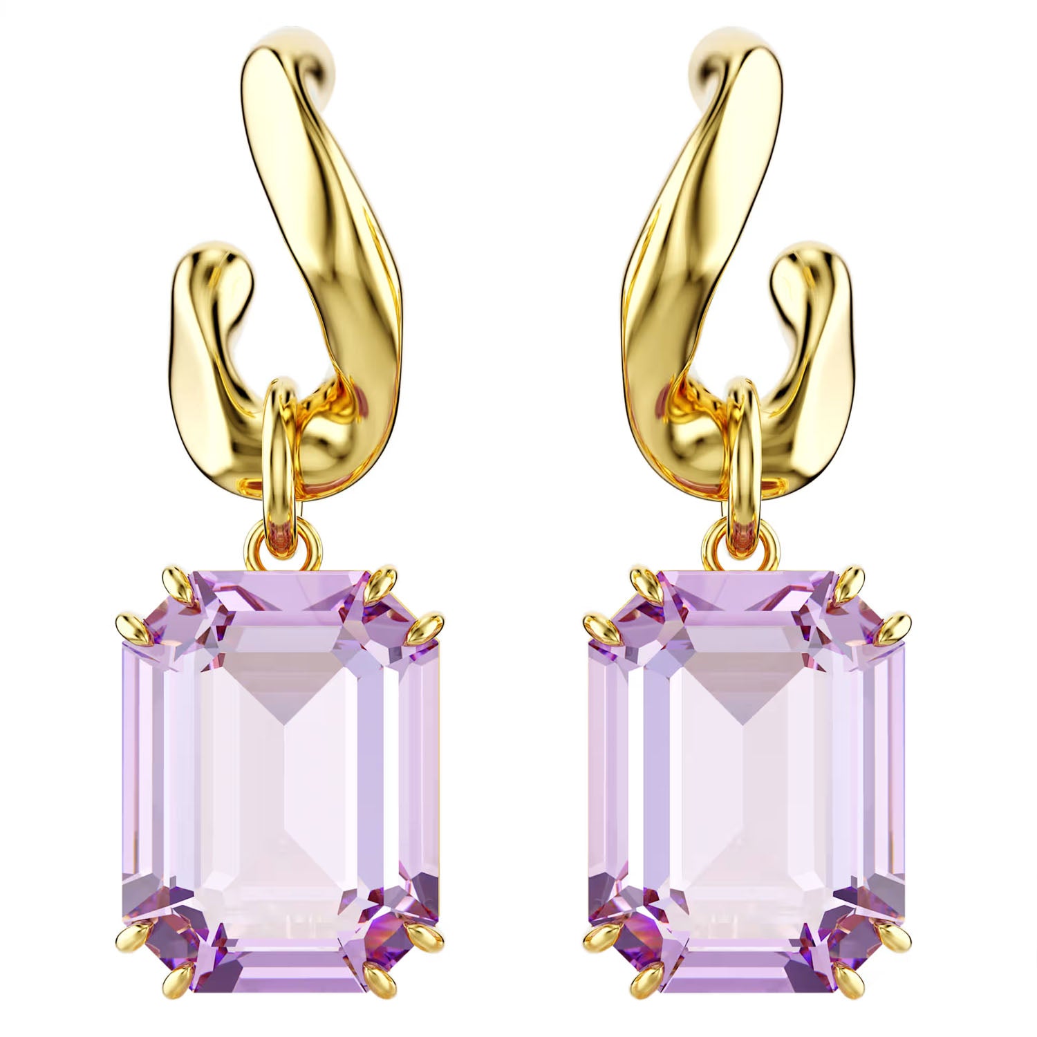 Swarovski Millenia Drop-Ohrhänger Violett