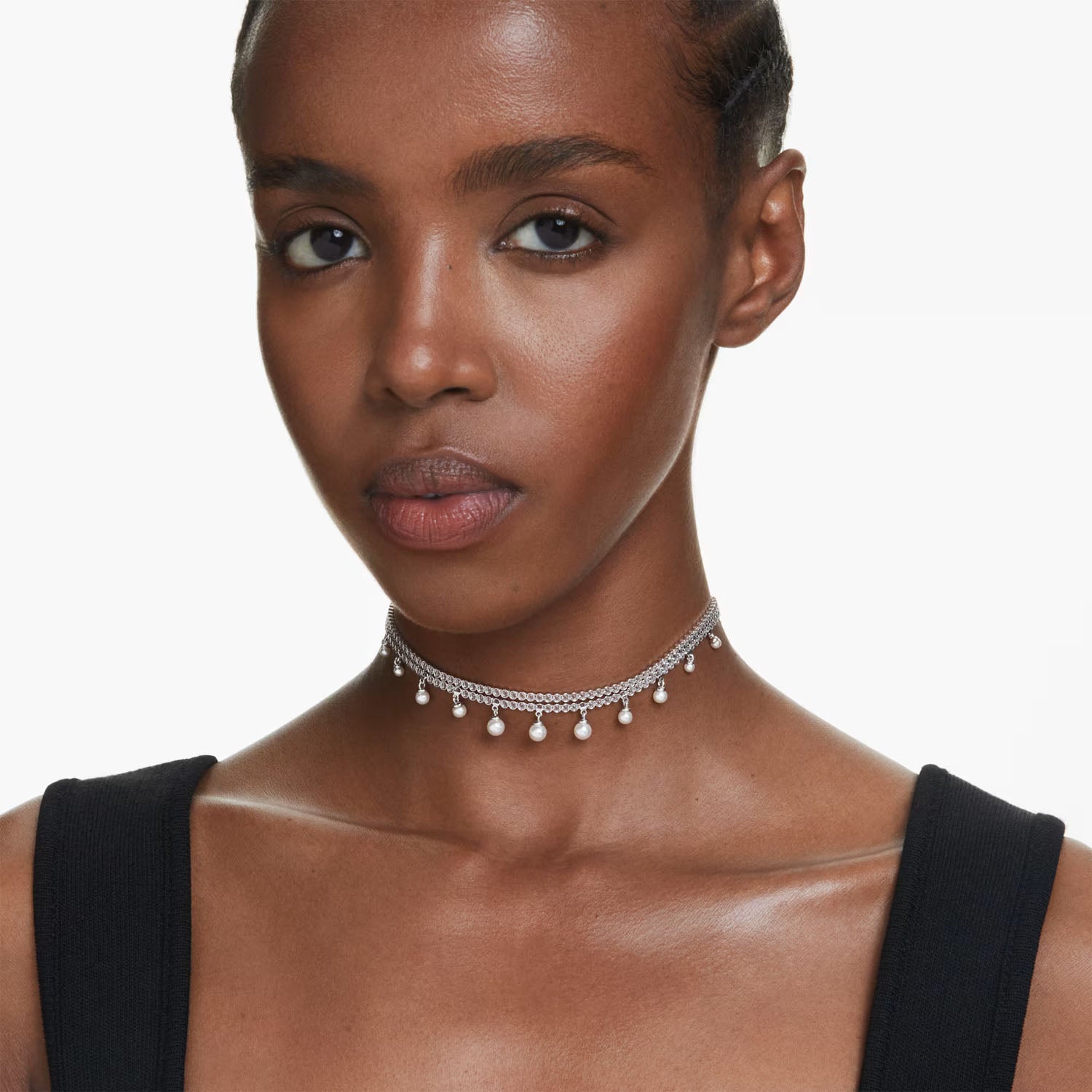 Ariana Grande x Swarovski Capsule Halsband mit Kristallperlen