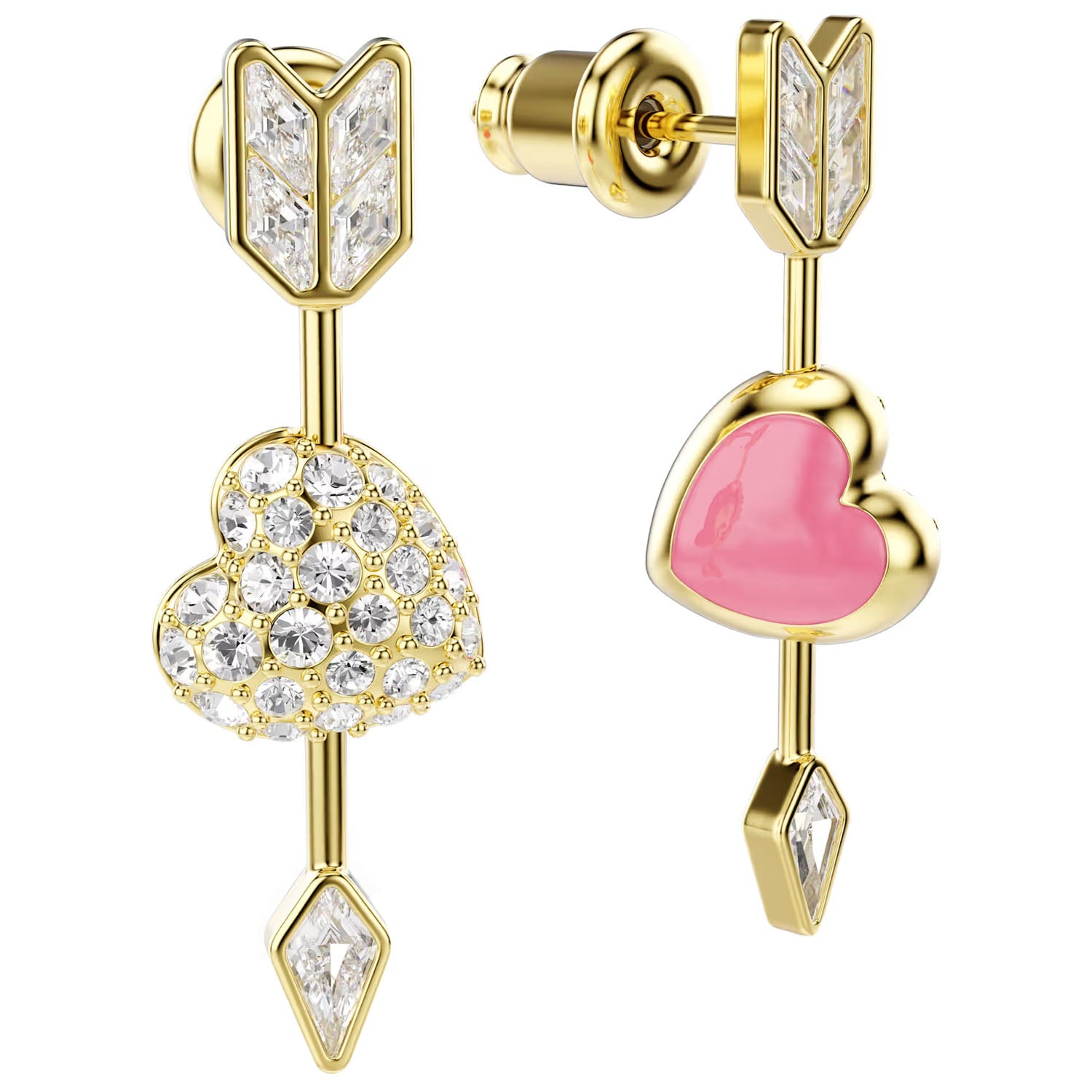 Swarovski Idyllia Drop-Ohrhänger Herz mit Pfeil