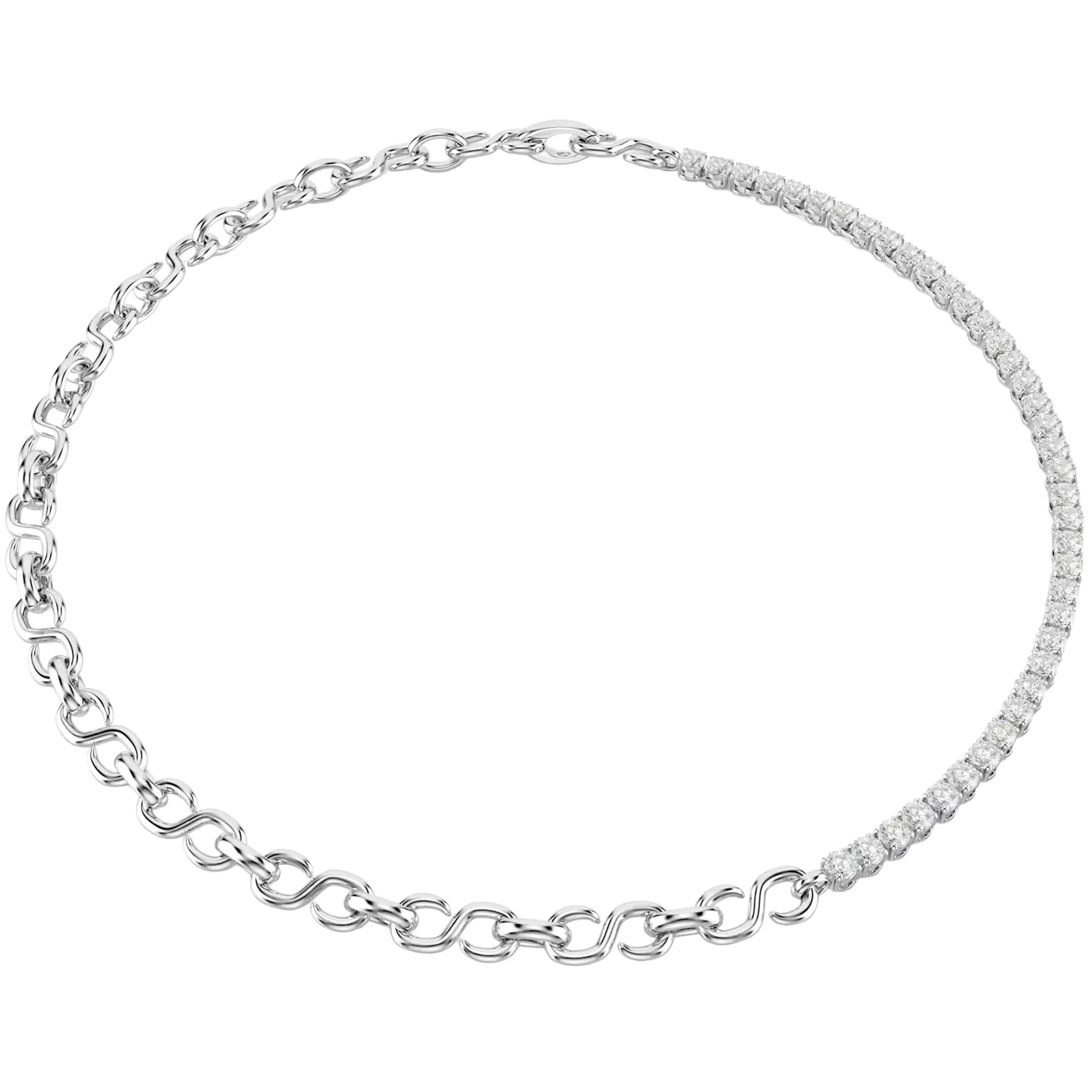Swarovski Matrix Halskette S-Form