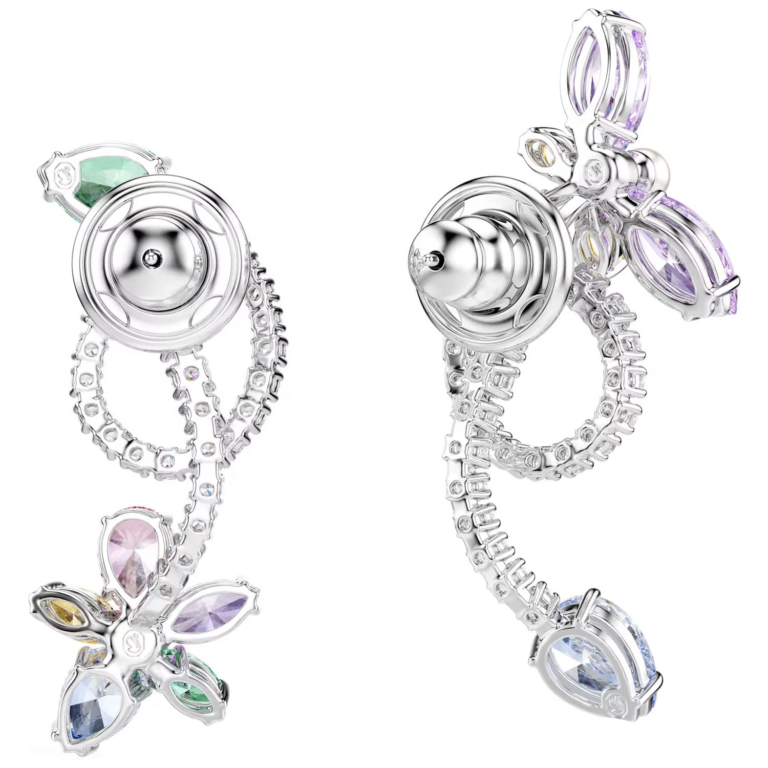 Ariana Grande x Swarovski Drop-Ohrhänger mit Ohrring Jacket Libelle & Blume