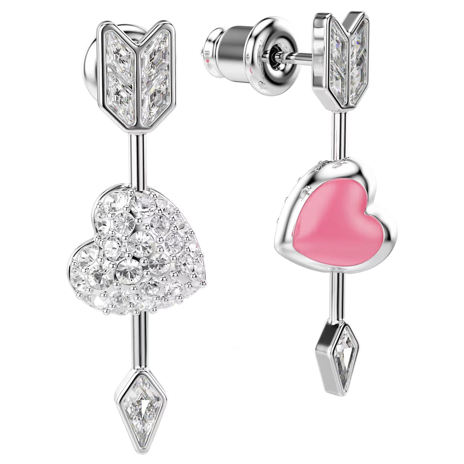 Swarovski Idyllia Drop-Ohrhänger Herz mit Pfeil