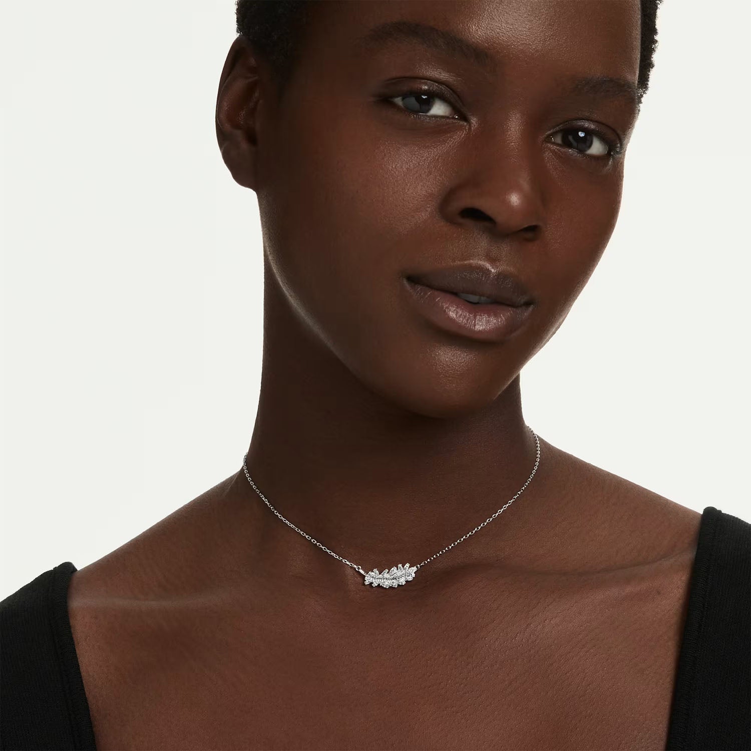Swarovski Halskette Vienna Anhänger Feder