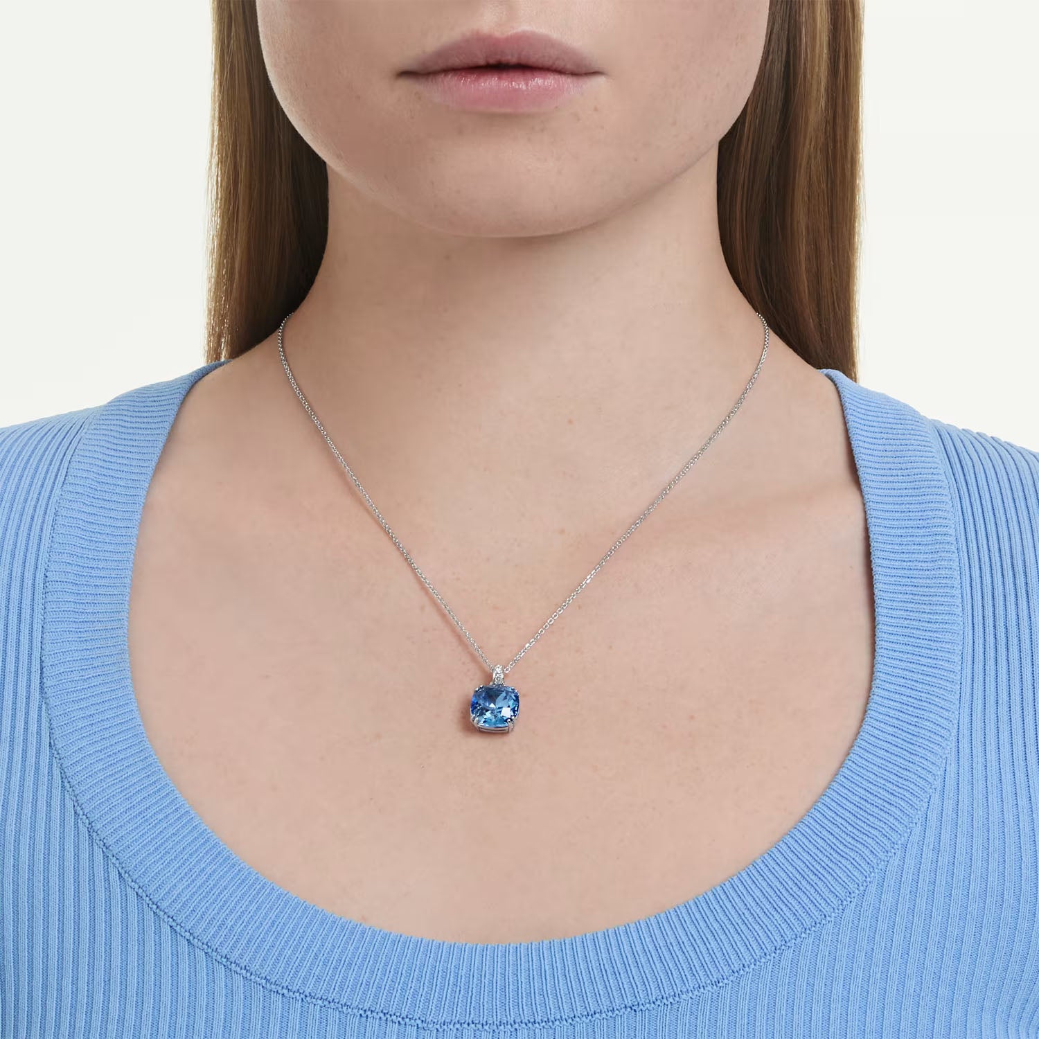 Swarovski Halskette Millenia Anhänger Blau