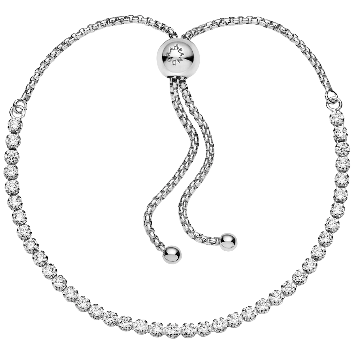 Pandora Funkelndes Schiebe-Tennisarmband