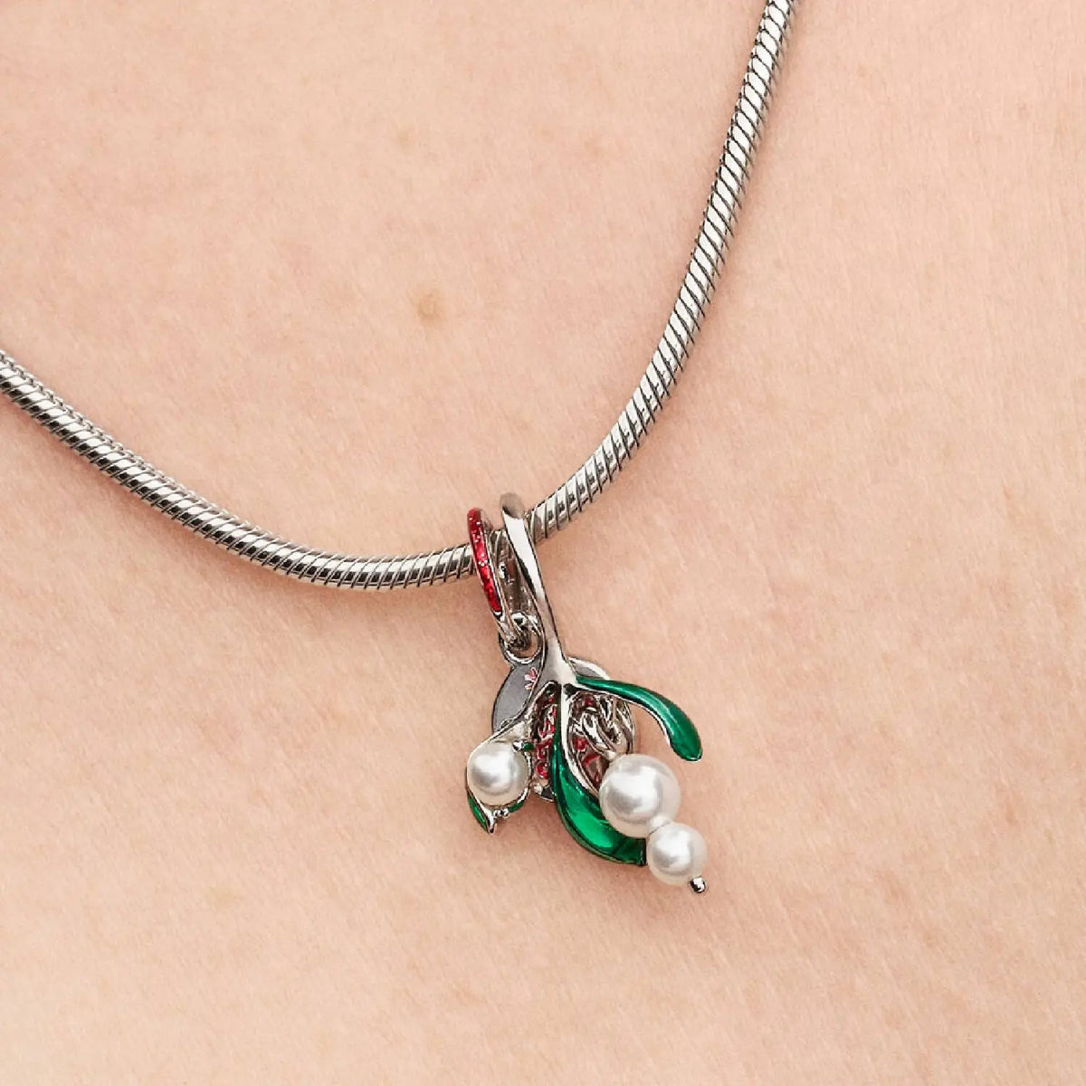 Pandora Mistelzweig Charm-Anhänger