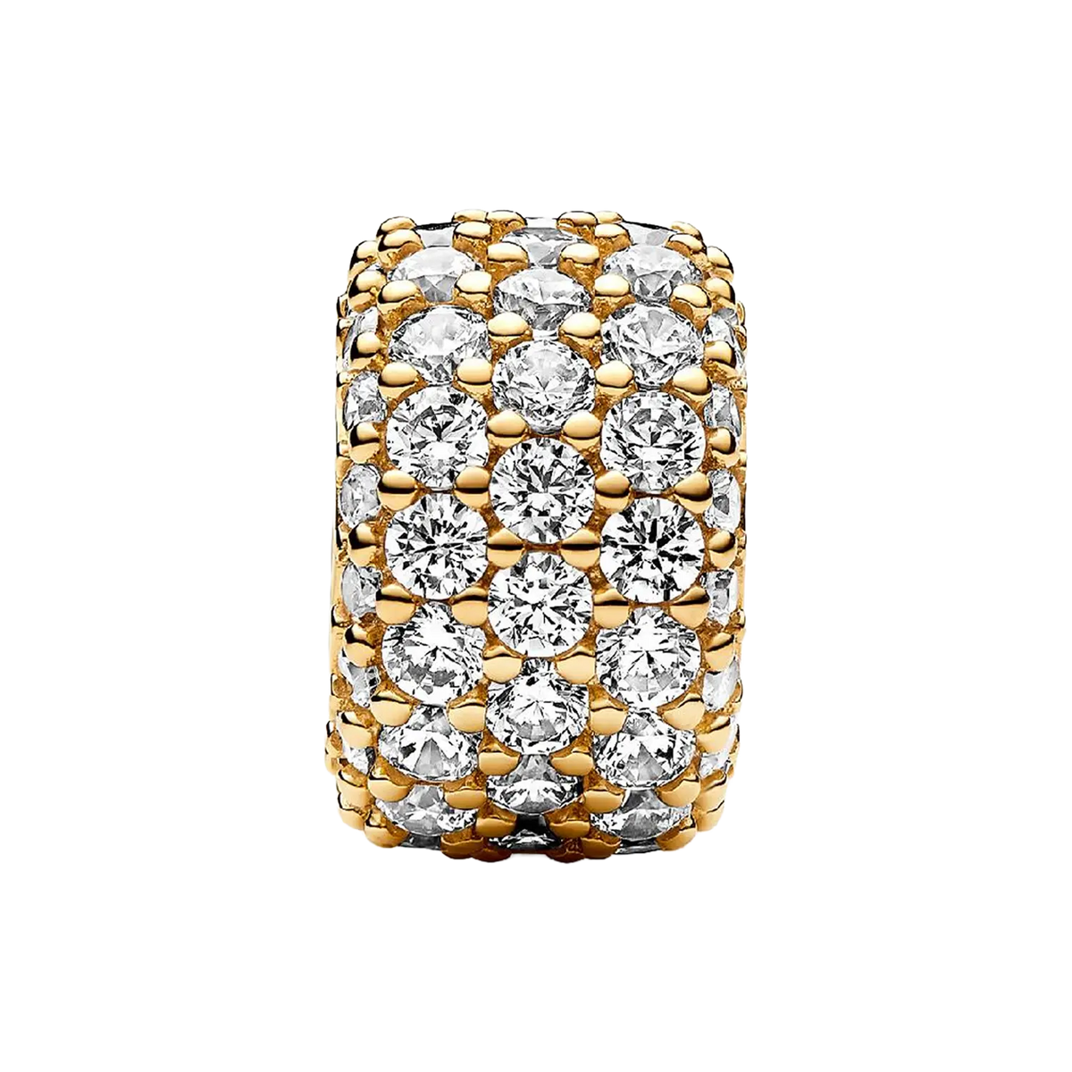 Pandora Moments Funkelndes Dreireihiges Pavé-Charm