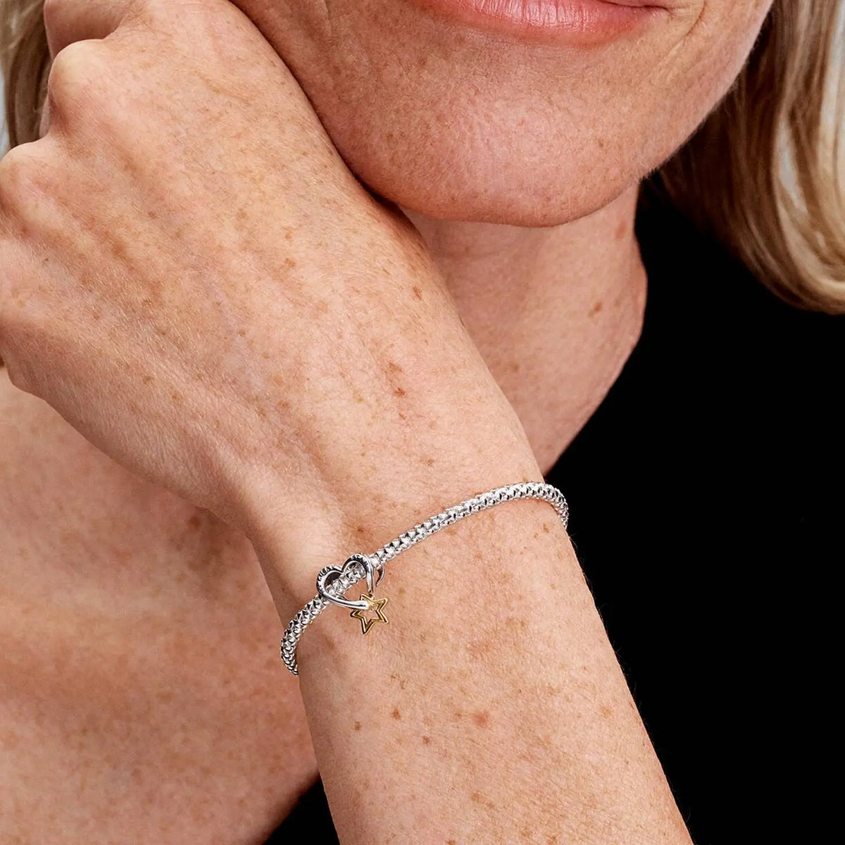 Pandora Moments Lucky Star & Herz Charm