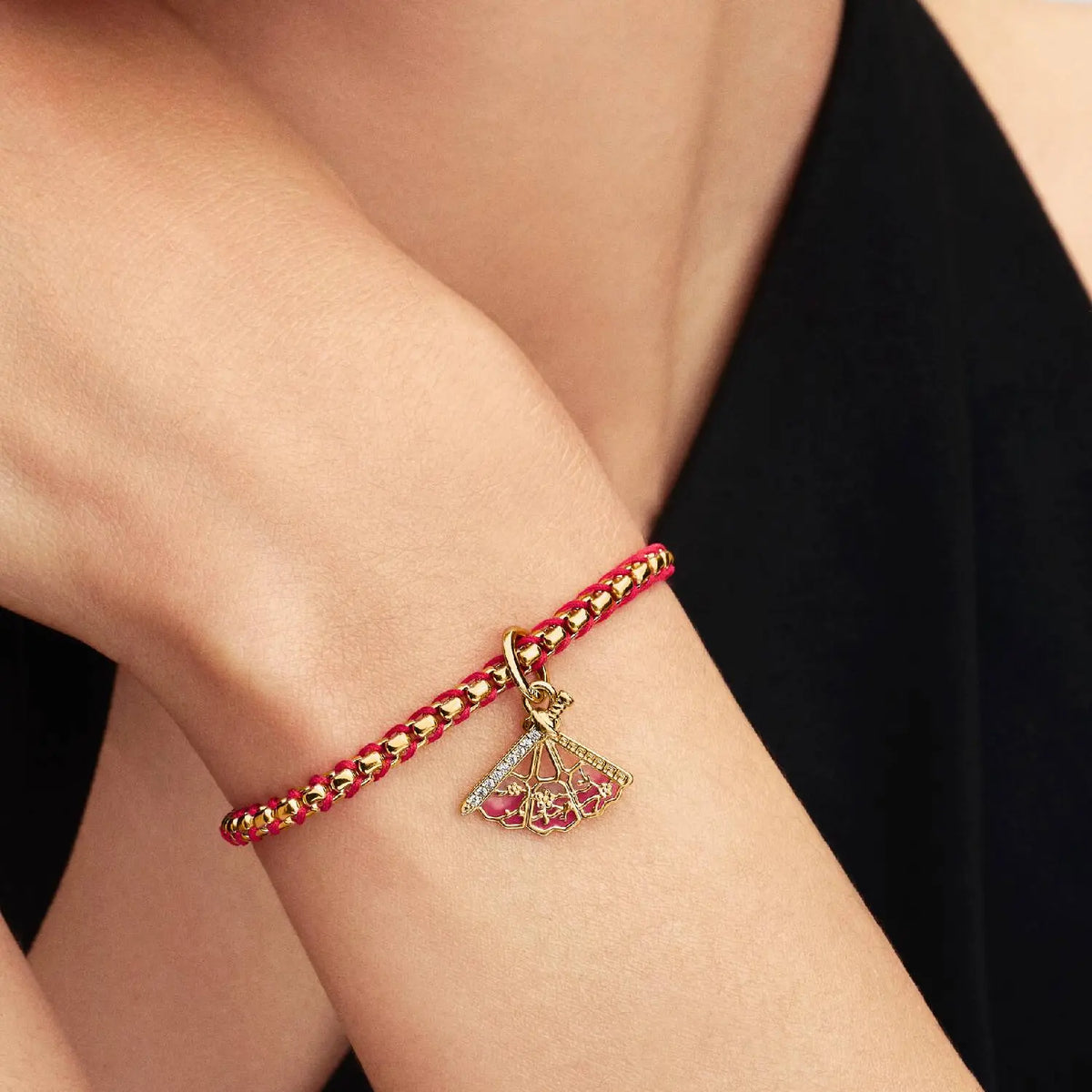 Pandora Disney Mulan Fächer Charm-Anhänger