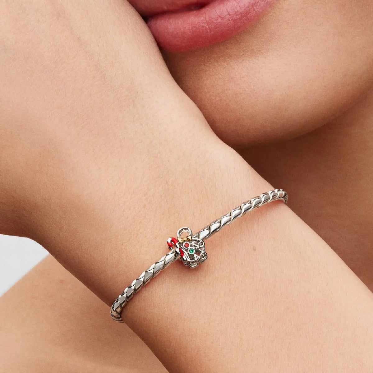 Pandora Moments Lebkuchenmann Offen gearbeitetes Charm