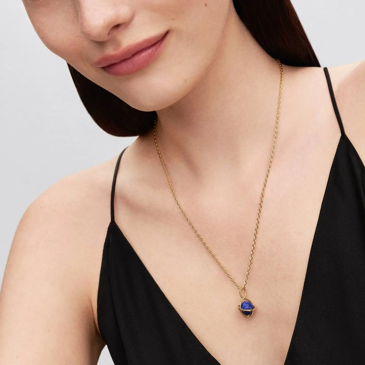 Pandora Drehbarer Himmlischer Blauer Planet Charm-Anhänger