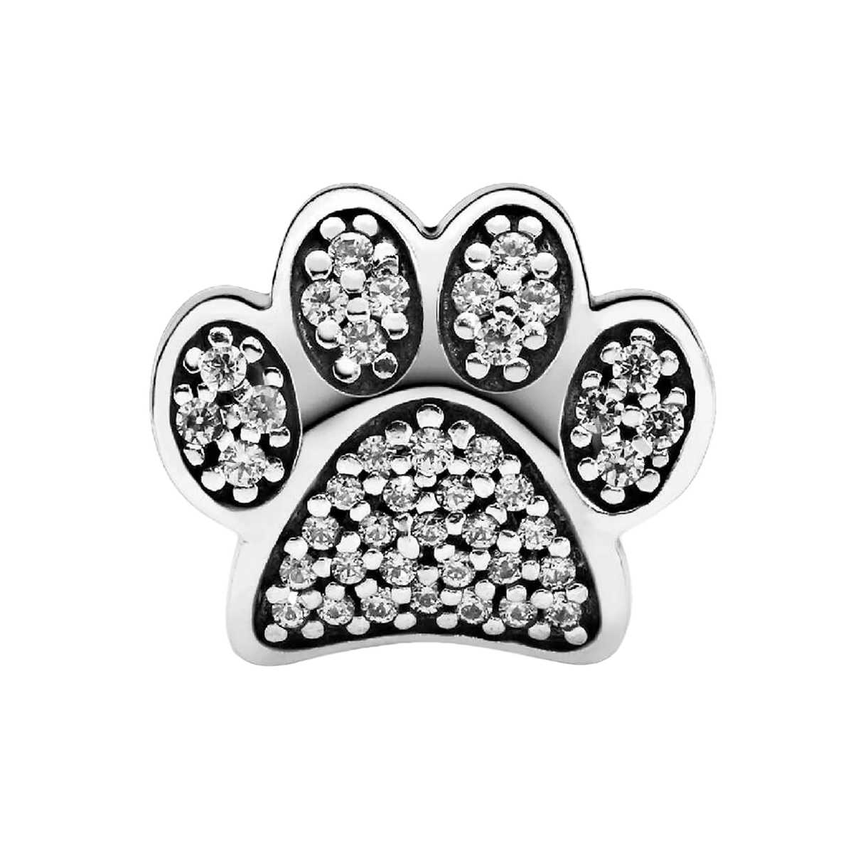 Pandora Moments Sparkling Paw Print Charm