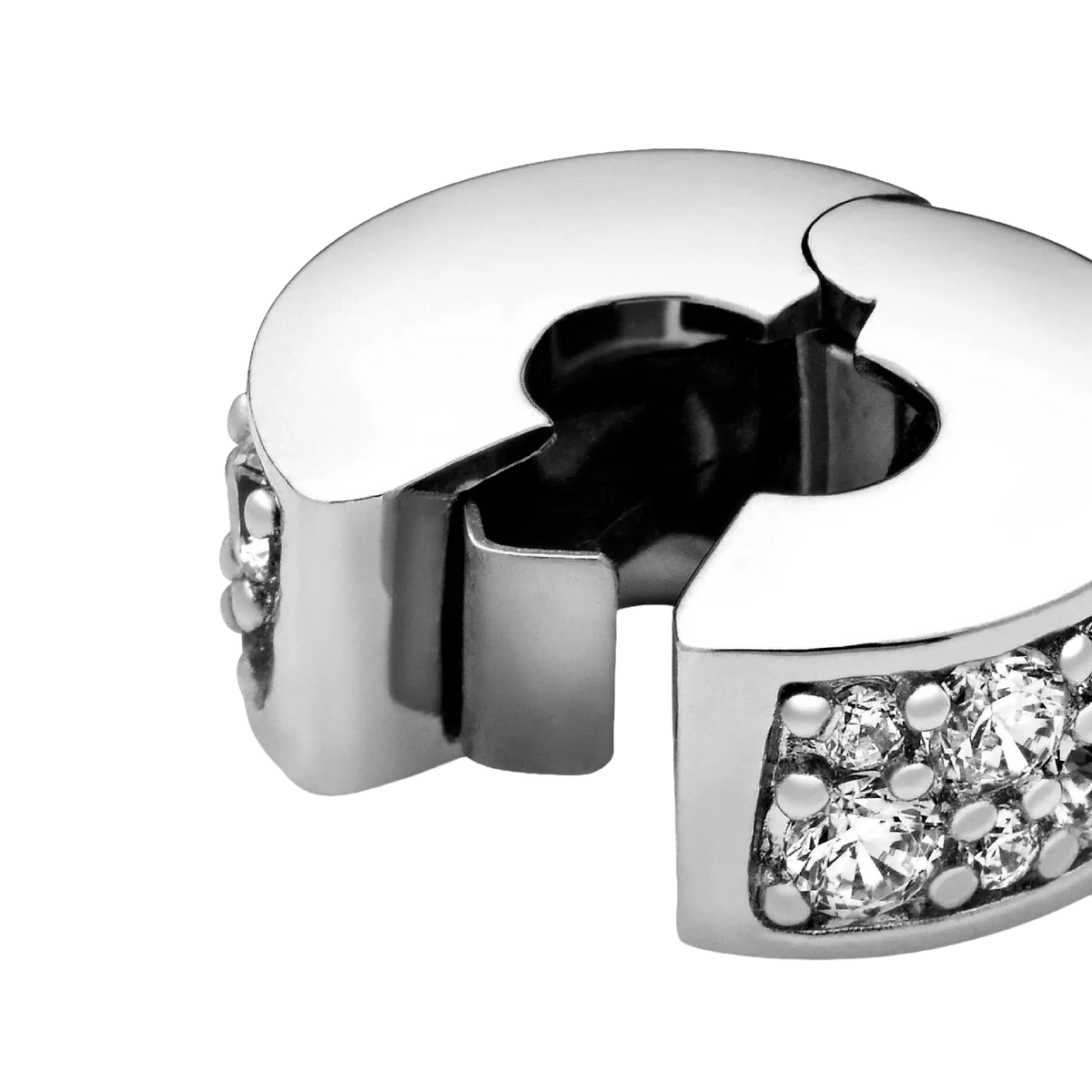Pandora Moments Klarer Pavé Clip-Charm