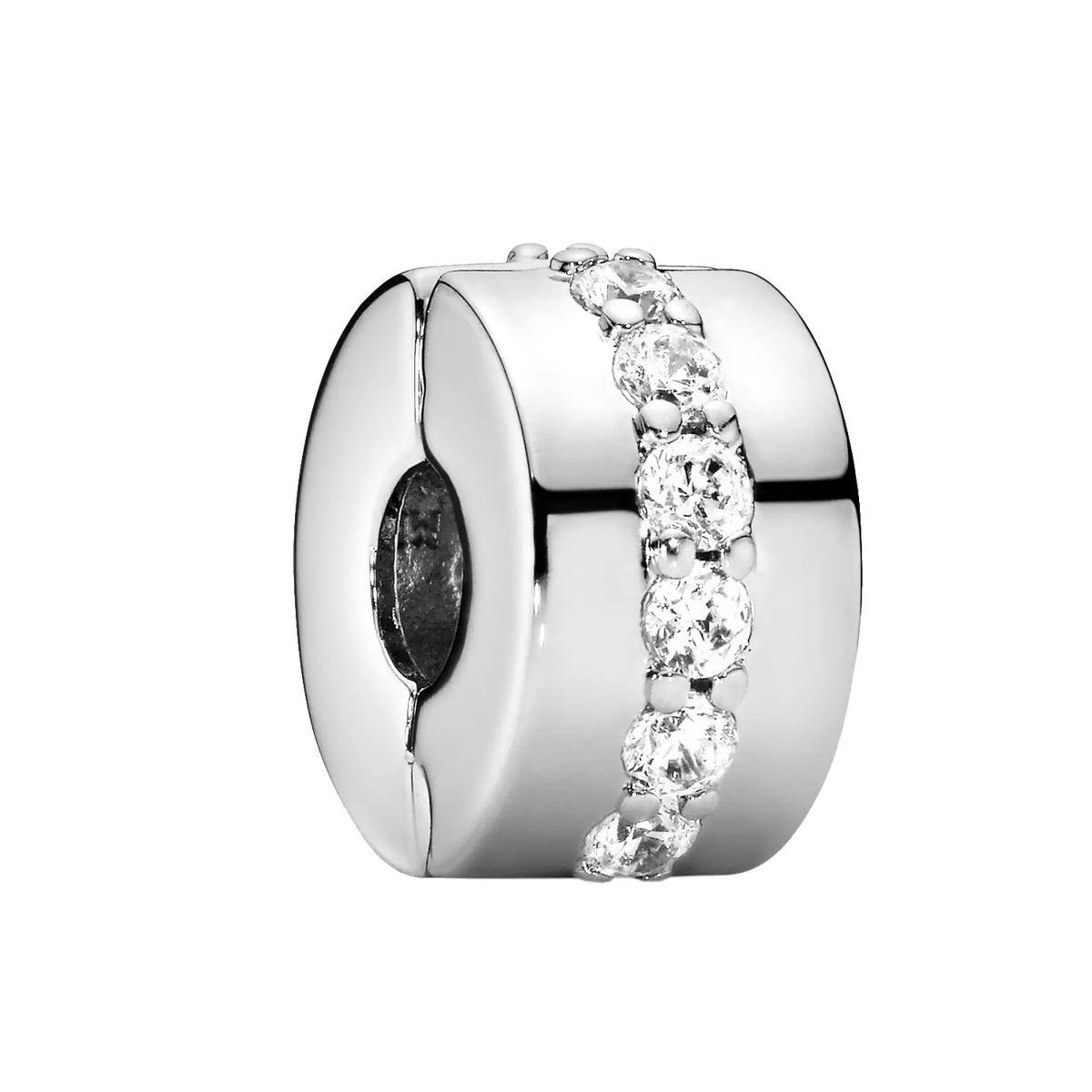 Pandora Moments Klare Funkelnde Linie Clip-Charm