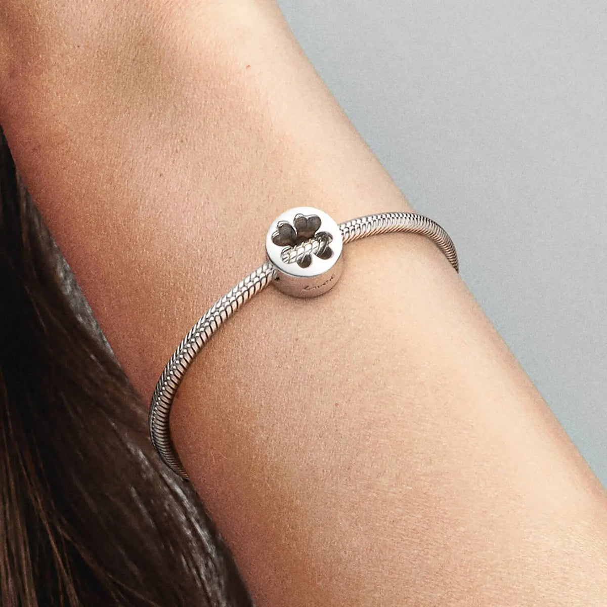 Pandora Moments Glück und Mut Vierblättriges Kleeblatt Charm