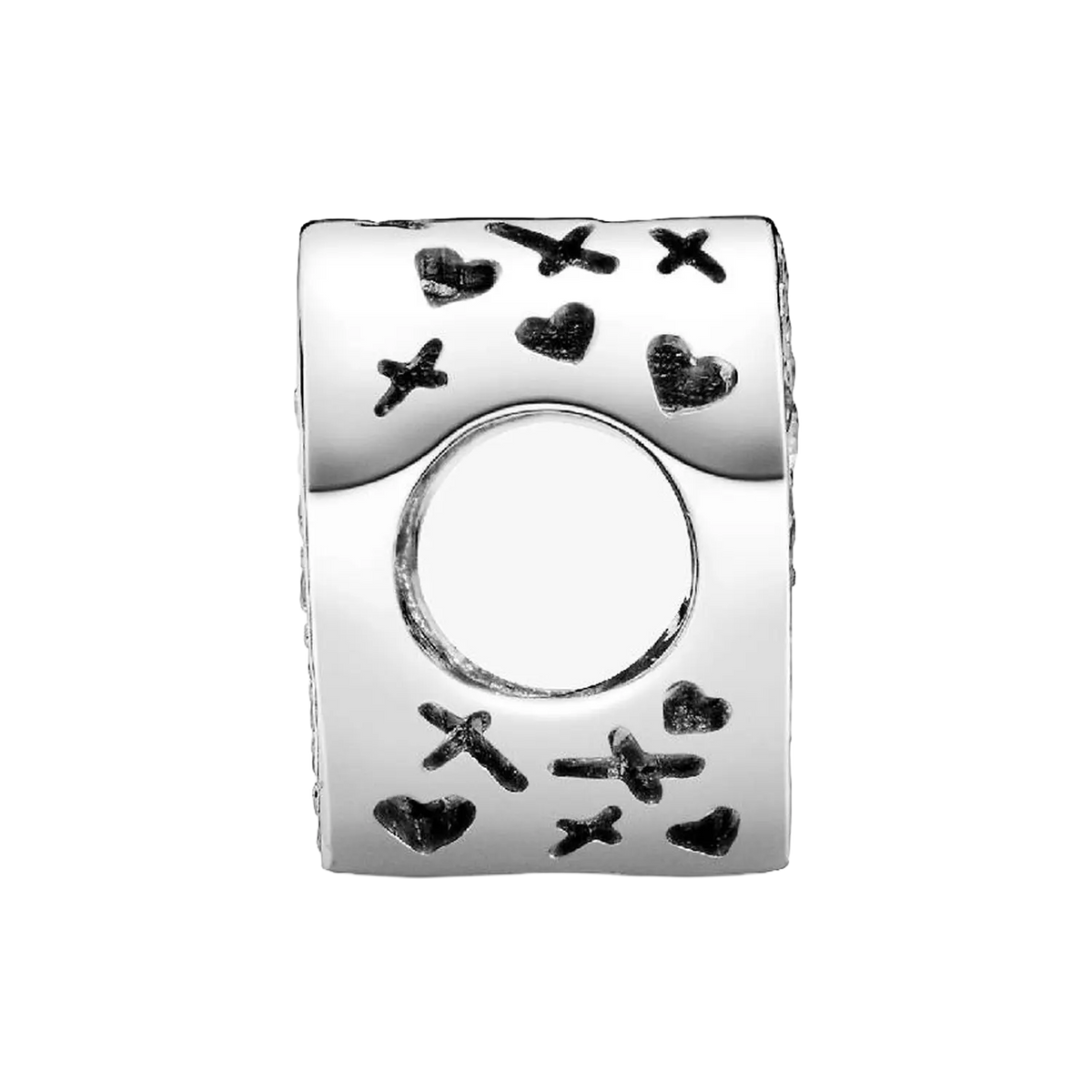 Pandora Moments Funkelndes Freihand-Herz Charm