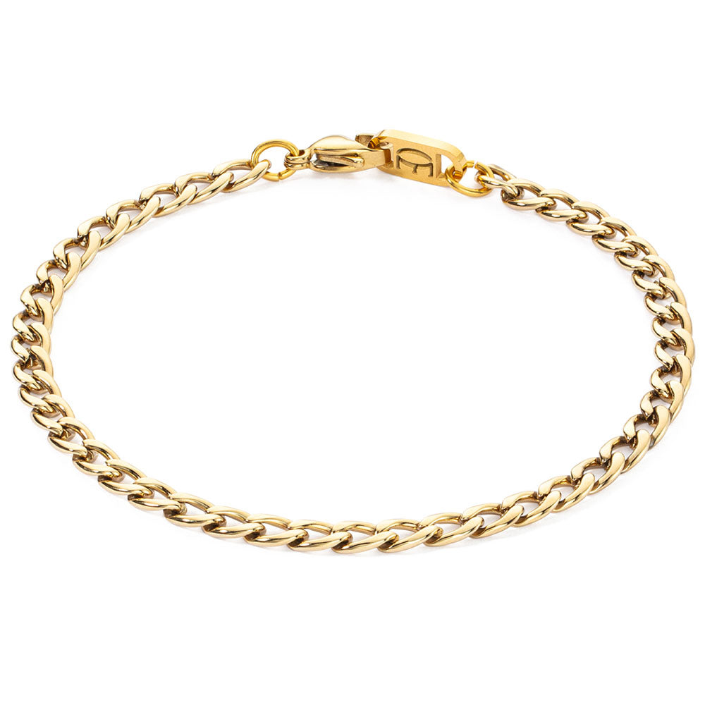 Coeur De Lion Verlängerungskette 21cm Edelstahl Gold