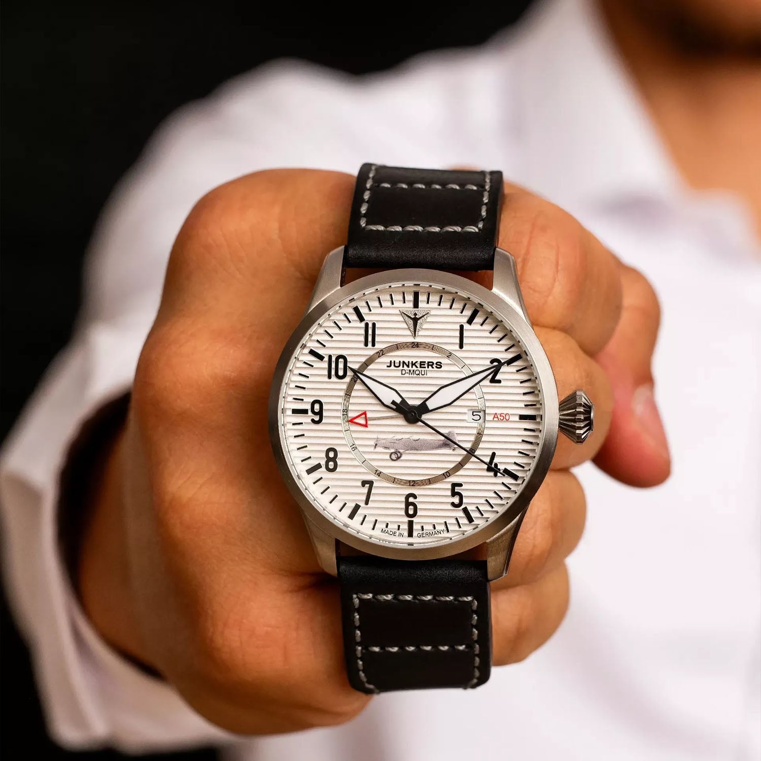 Junkers A50 D-MQUI Herrenuhr GMT
