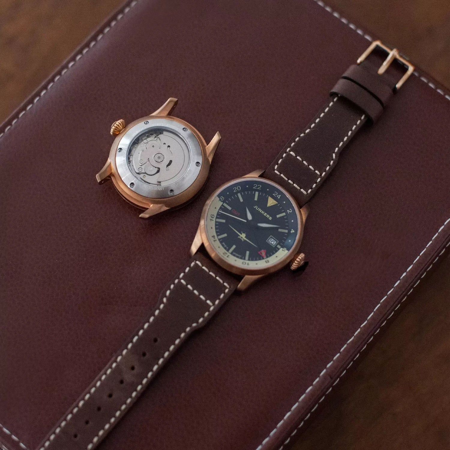 Junkers Herrenuhr Flieger GMT Automatik