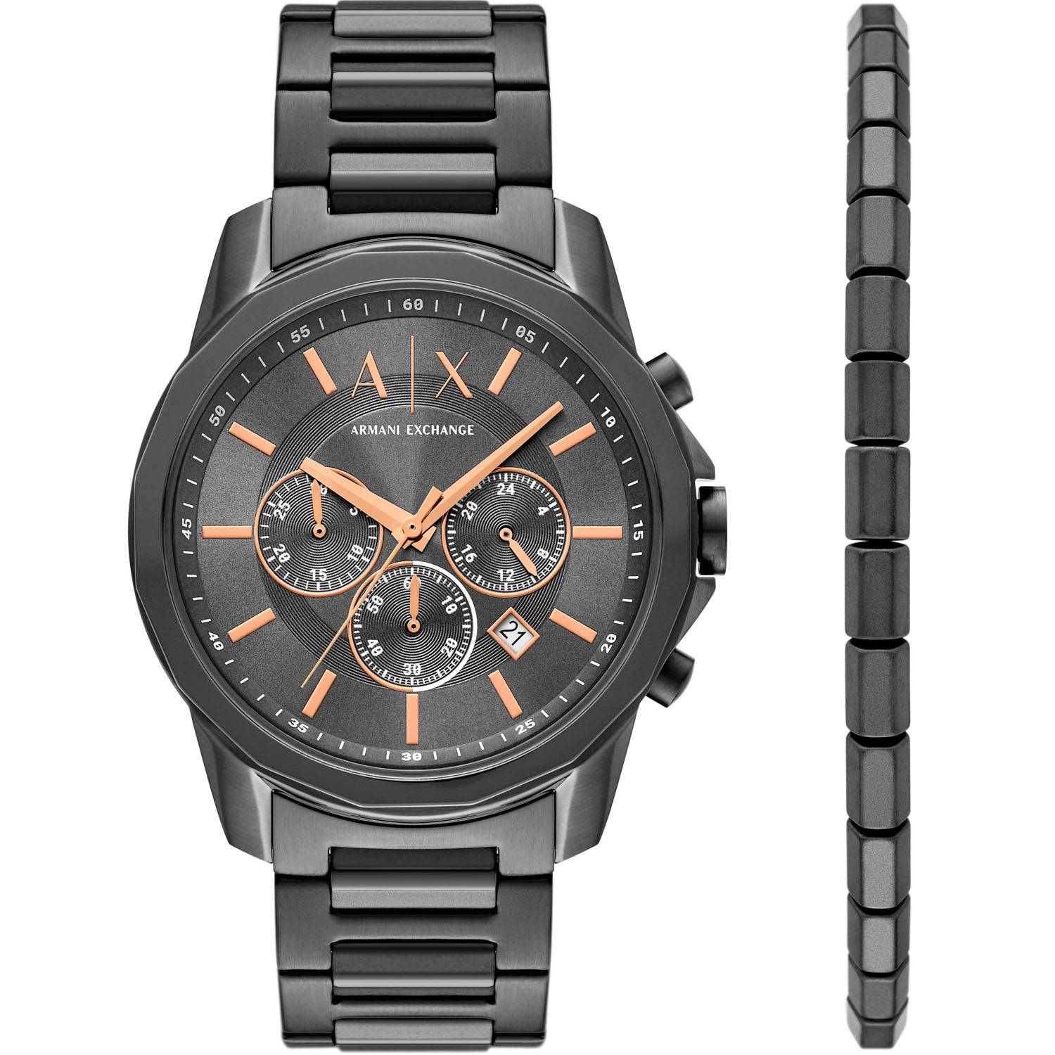 ARMANI EXCHANGE Herrenuhr Banks Chronograph Set