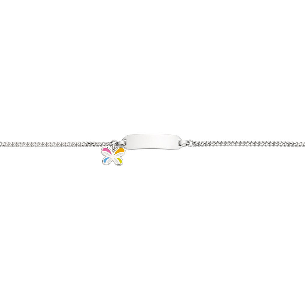 Kinder Identarmband mit Schmetterling