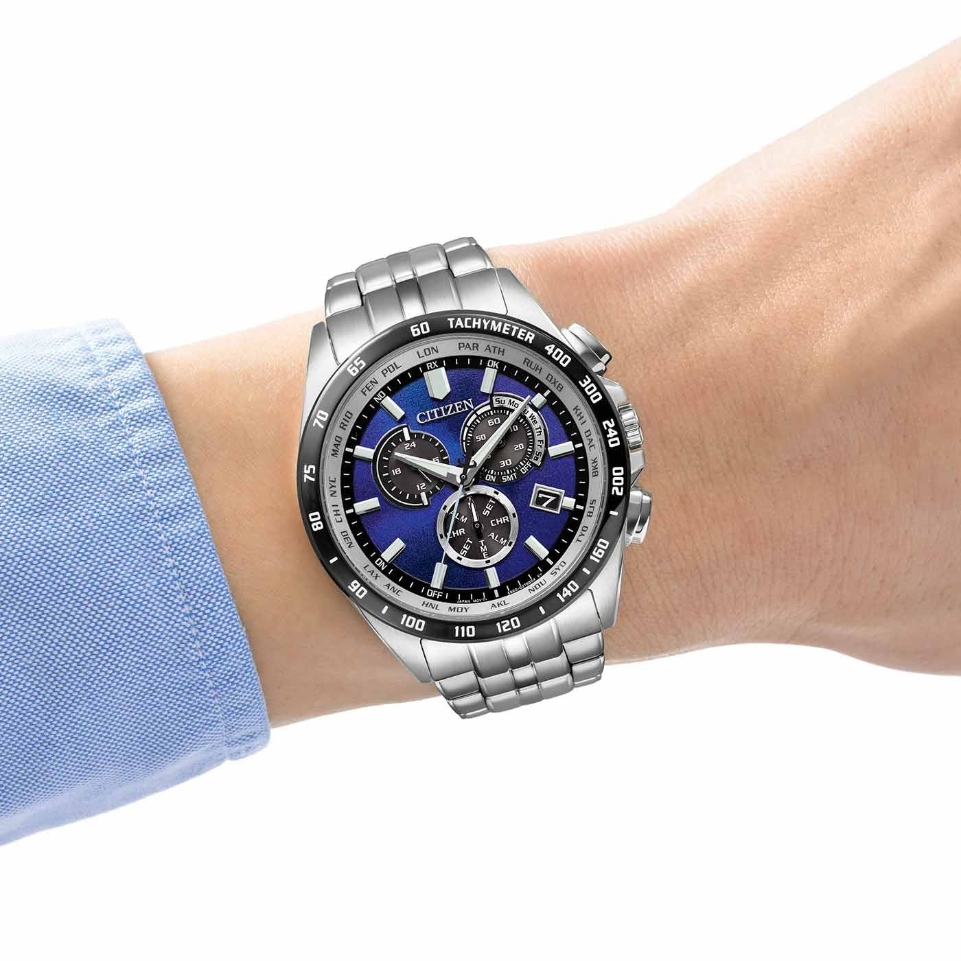 Citizen Radio Controlled UNITE with BLUE Limited Edition Herrenuhr