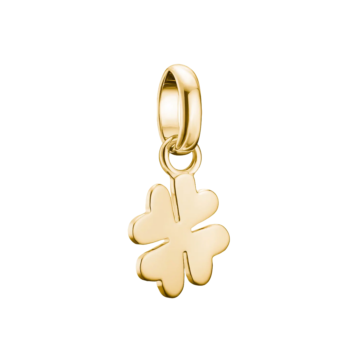 Thomas Sabo Charm-Anhänger Glücksklee vergoldet - Connect