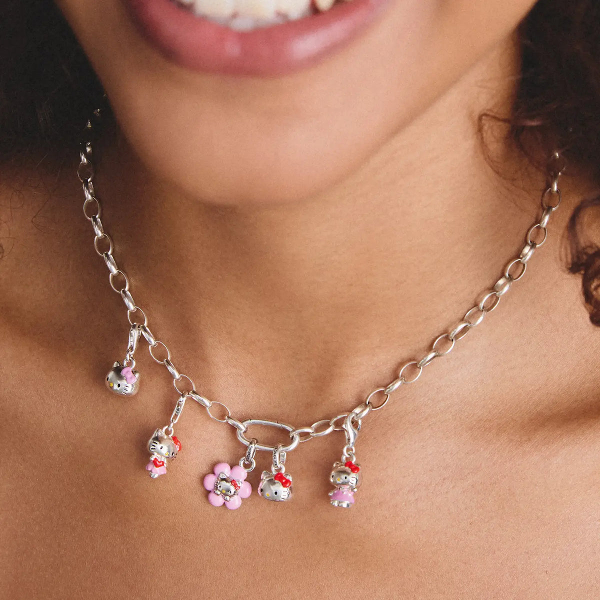 Thomas Sabo Hello Kitty Charm rote Schleife – Connect