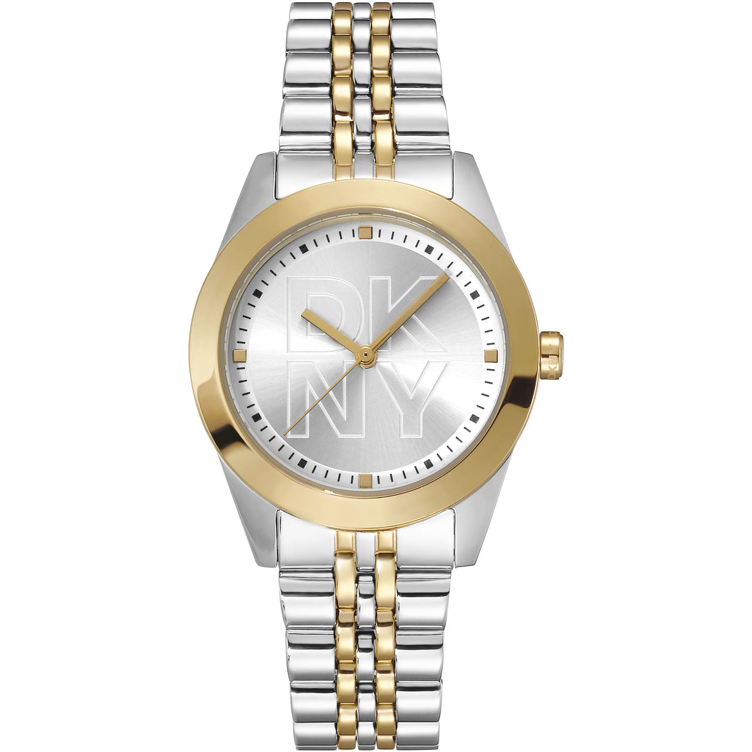 DKNY Damenuhr Parsons Logo Two Tone