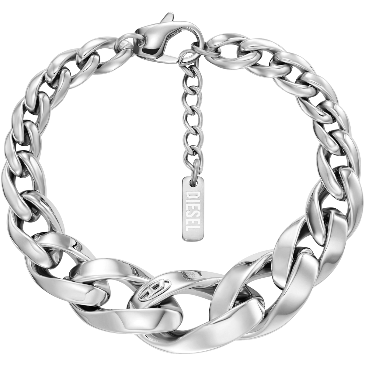 DIESEL Unisex Armband Oval D Logo