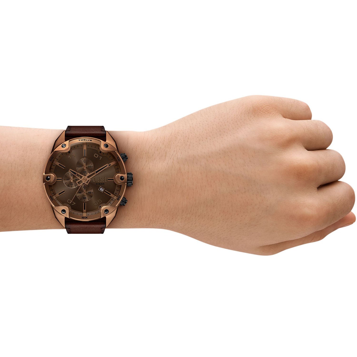 DIESEL Herrenuhr Spiked