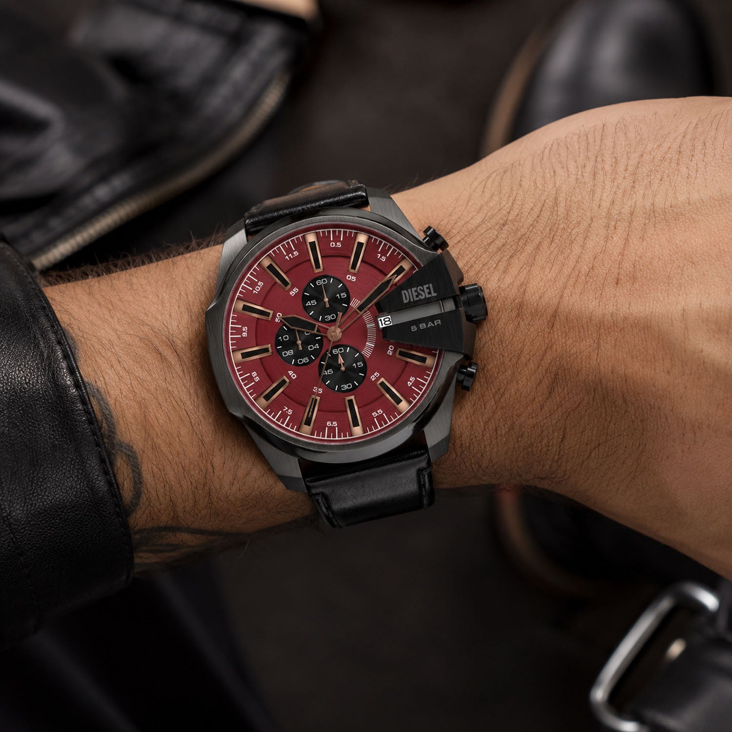 DIESEL Herrenuhr Mega Chief Slim