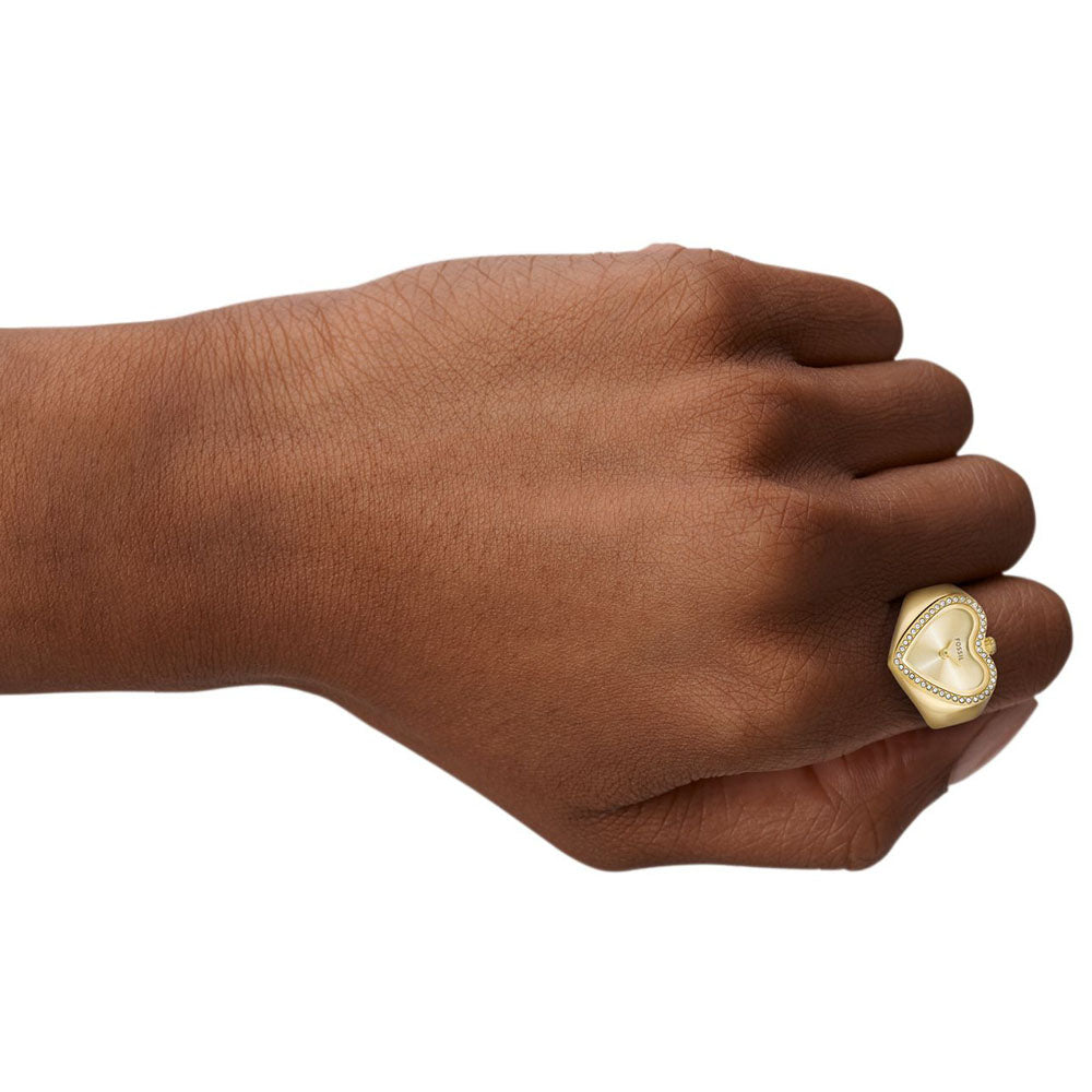 Fossil Damen Ringuhr Herz