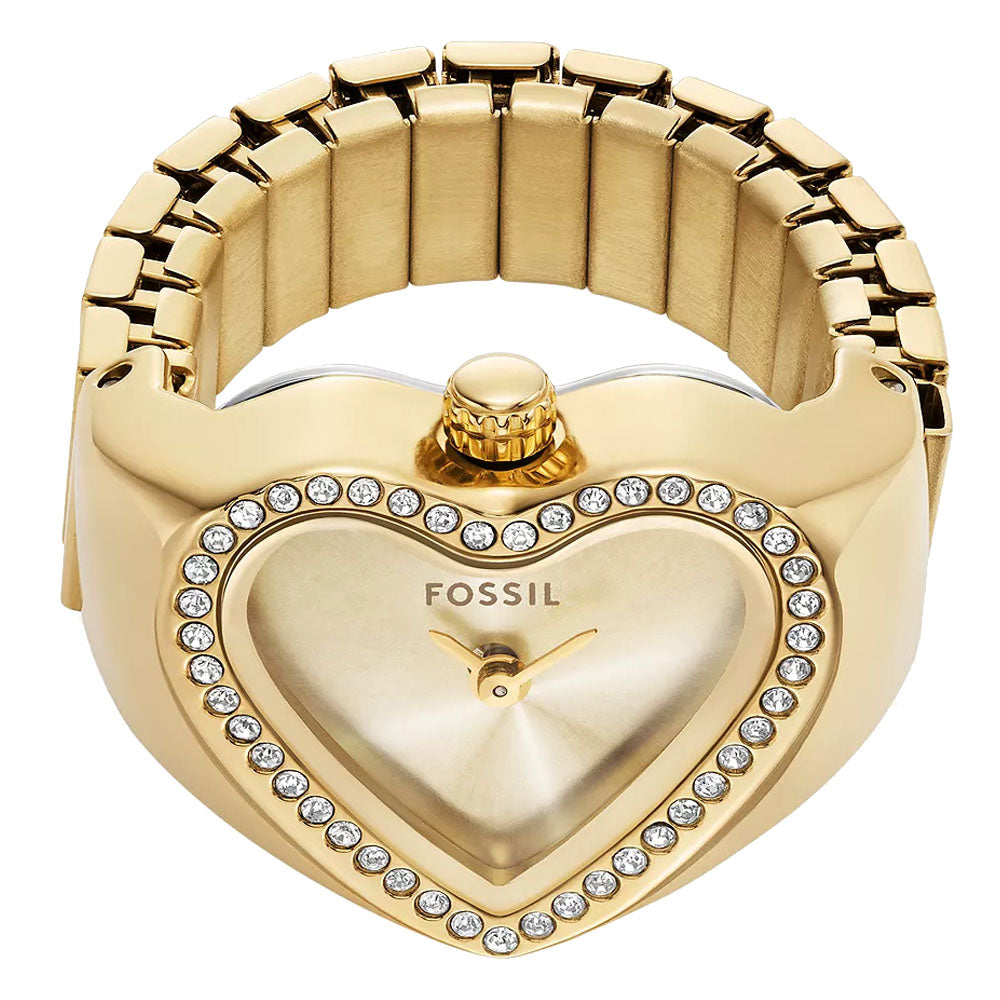 Fossil Damen Ringuhr Herz