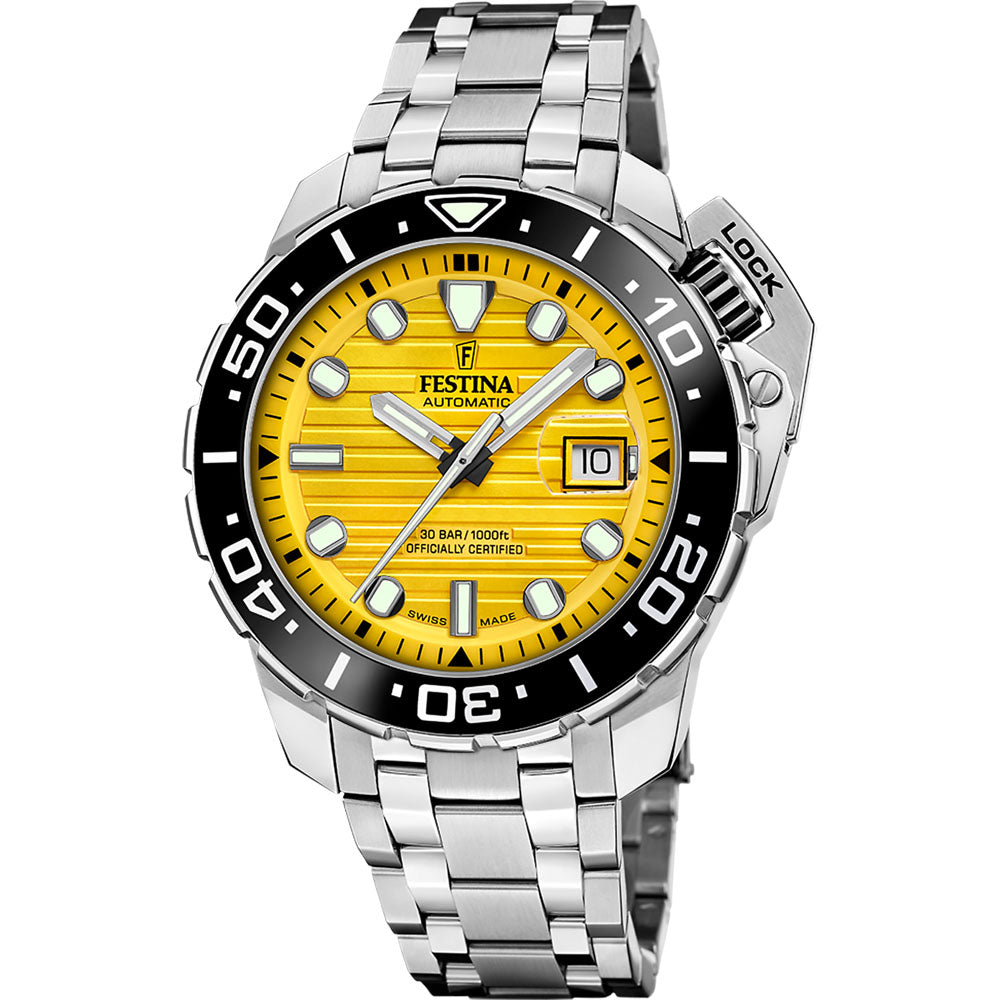 Festina Swiss Made Herrenuhr Automatik Chronometer F20043/1