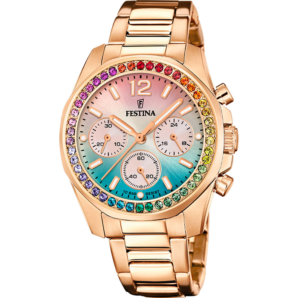 Festina Damenuhr Boyfriend Rainbow