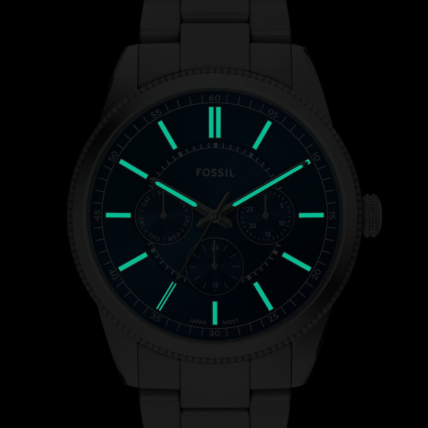 Fossil Herrenuhr Pearson Multifunktion
