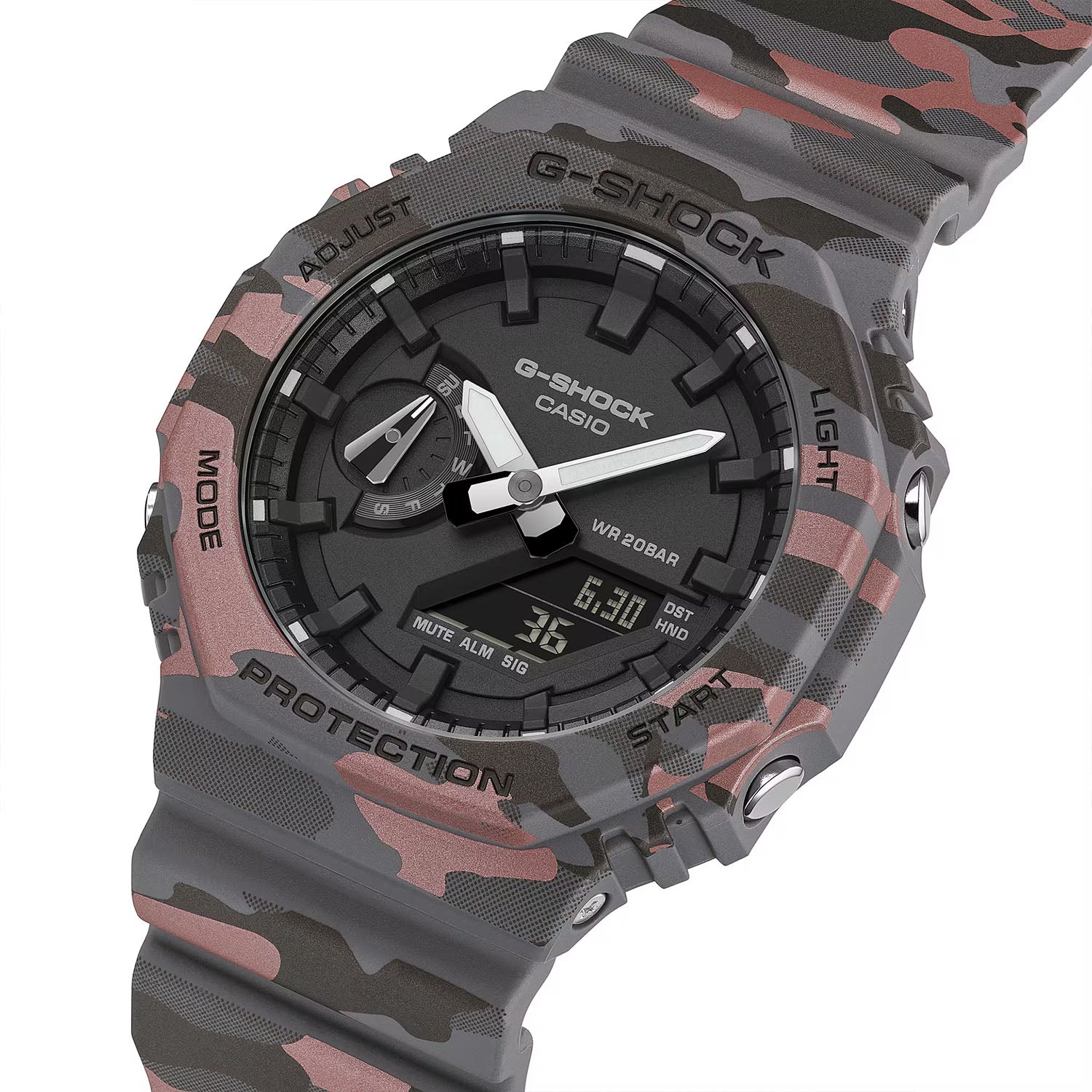 CASIO G-SHOCK GA-2100 Camouflage Herrenuhr