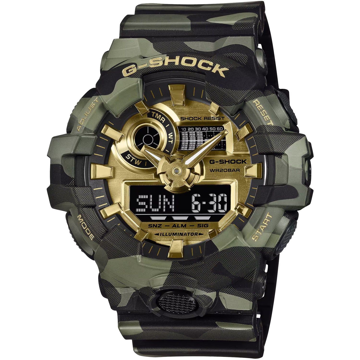 CASIO G-SHOCK Bold Camo GA-700 Herrenuhr