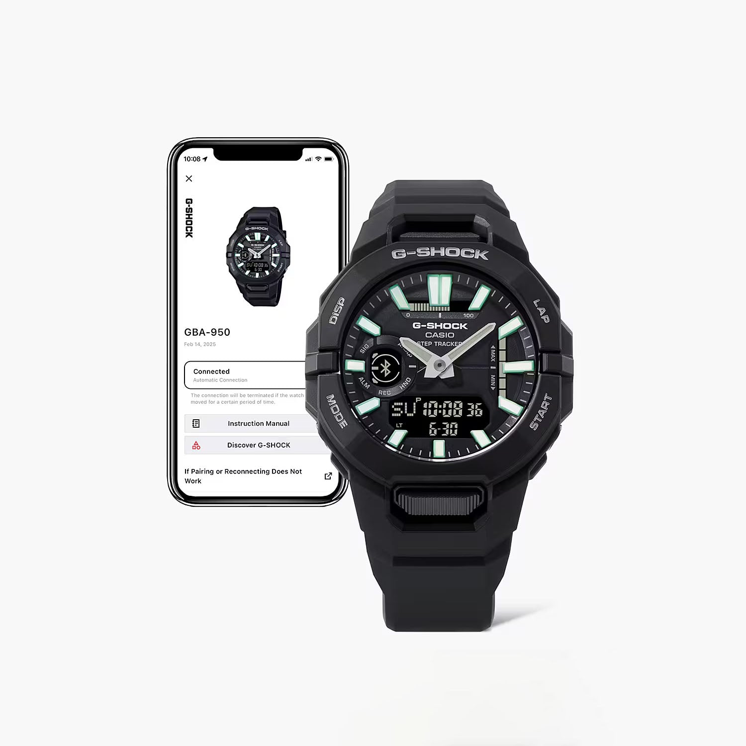 CASIO G-SHOCK G-SQUAD GBA-950 Herrenuhr