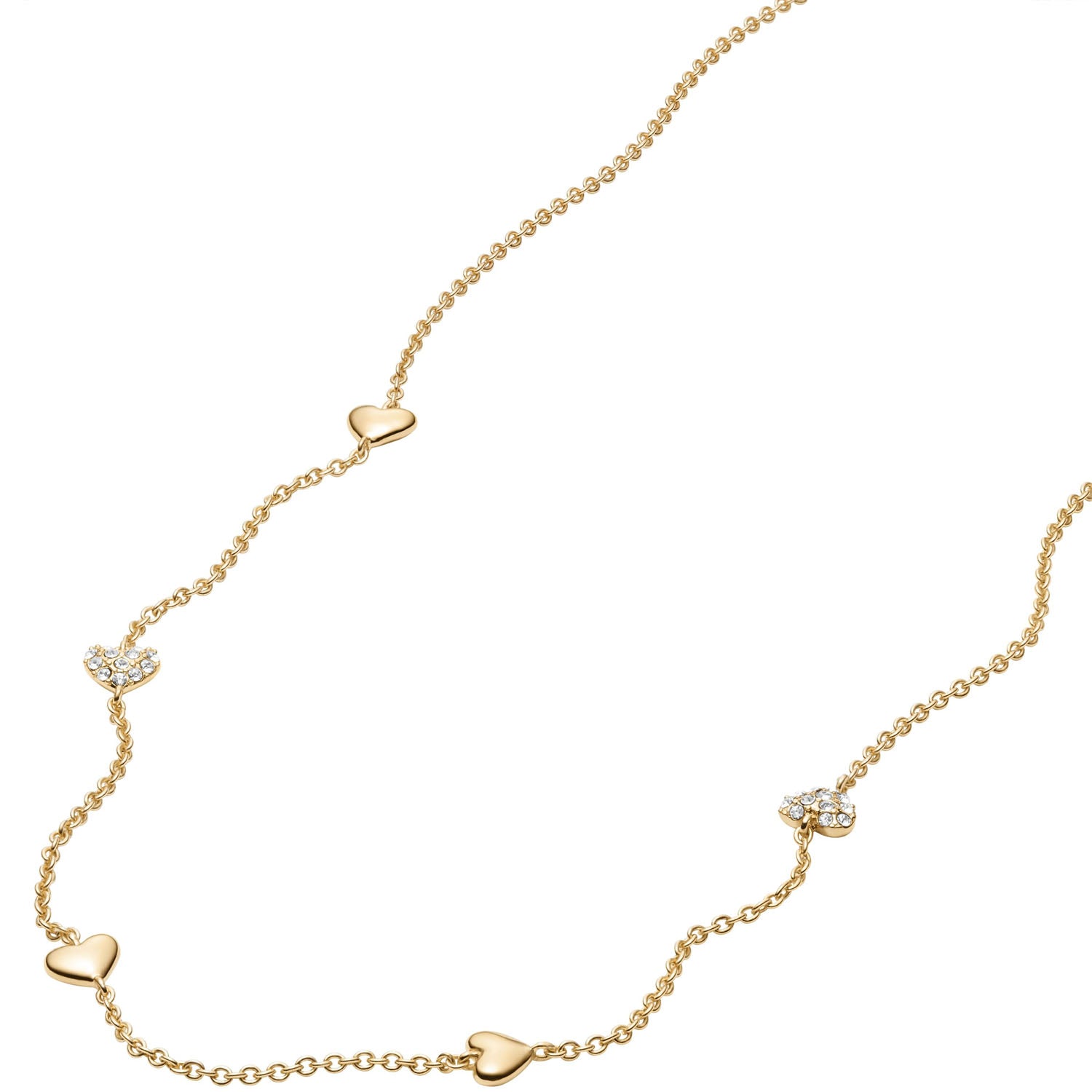 Fossil Sutton Heartbeat Damen Halskette