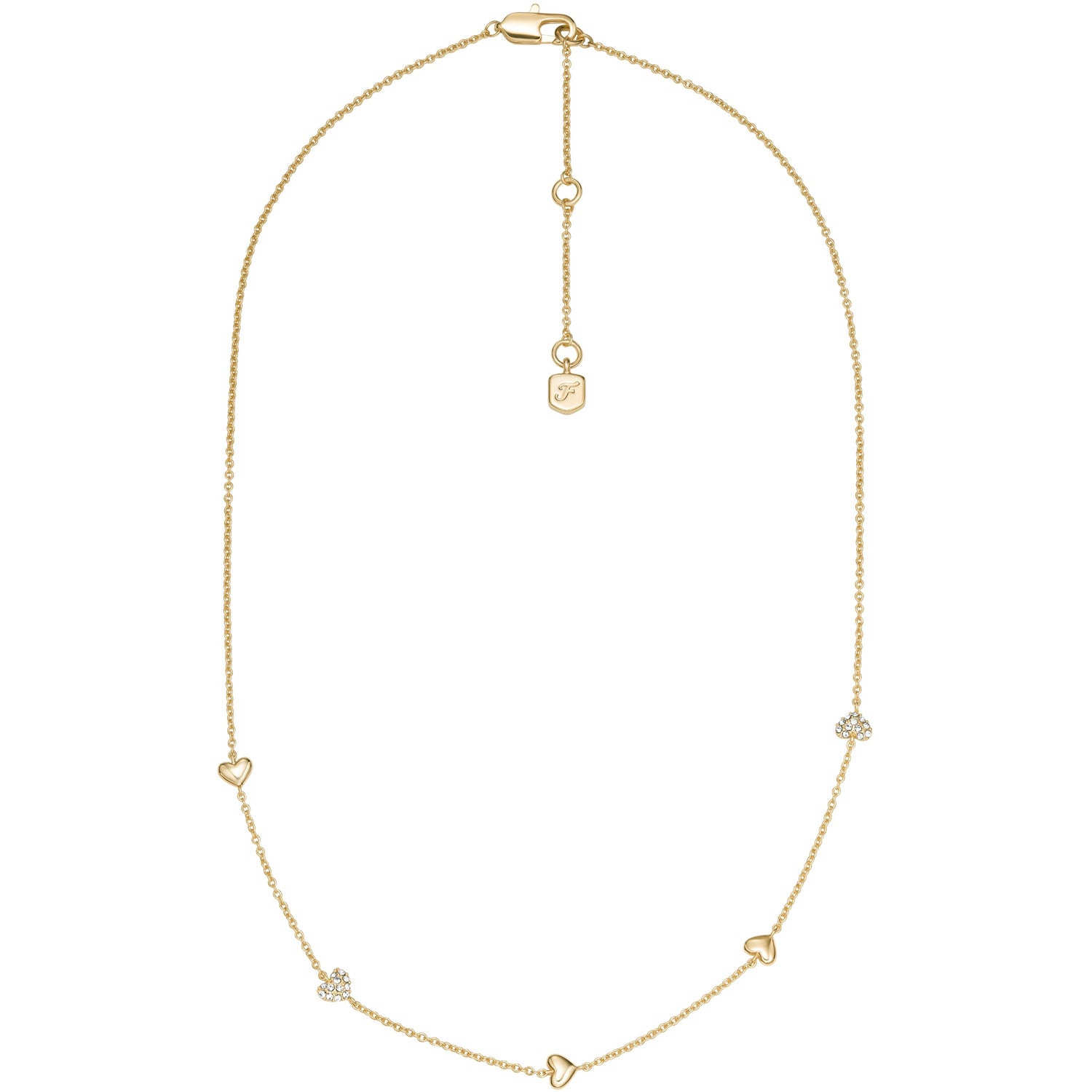 Fossil Sutton Heartbeat Damen Halskette