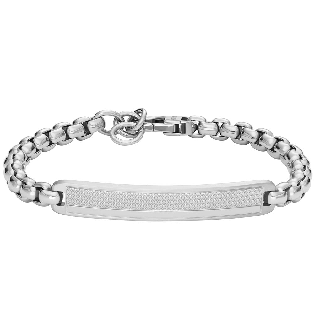 Armband Edelstahl Fossil Armband Mit Gravur Herren Schmuck Herren Armband  Fossil Mit Gravur Fossil Herren Armband