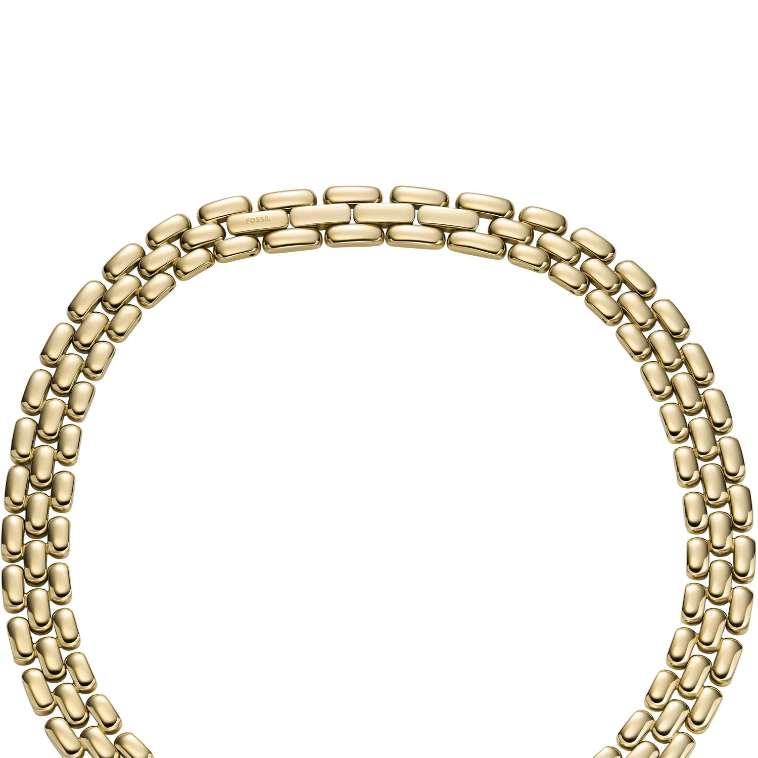 Fossil Collier Arden Watch Links Edelstahl goldfarben