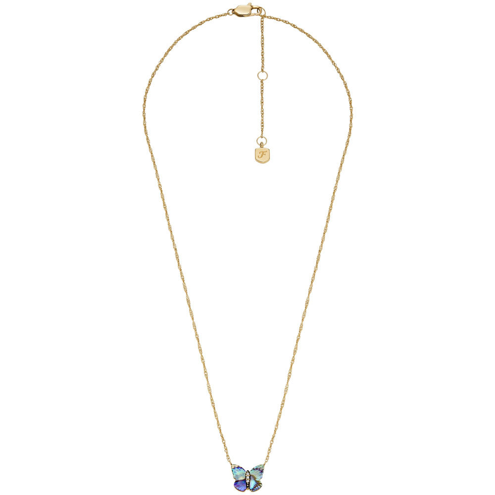 Fossil Halskette Sutton Butterfly Wings Anhänger