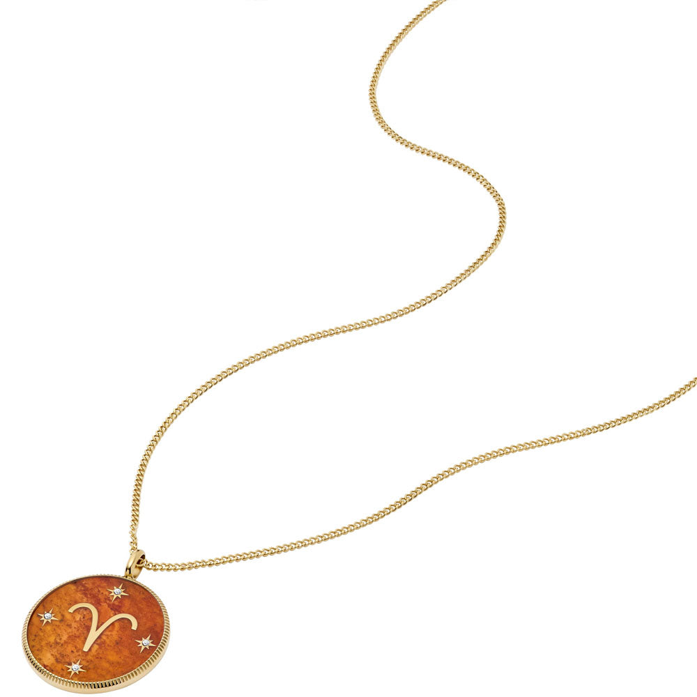 Fossil Halskette Sternzeichen Widder