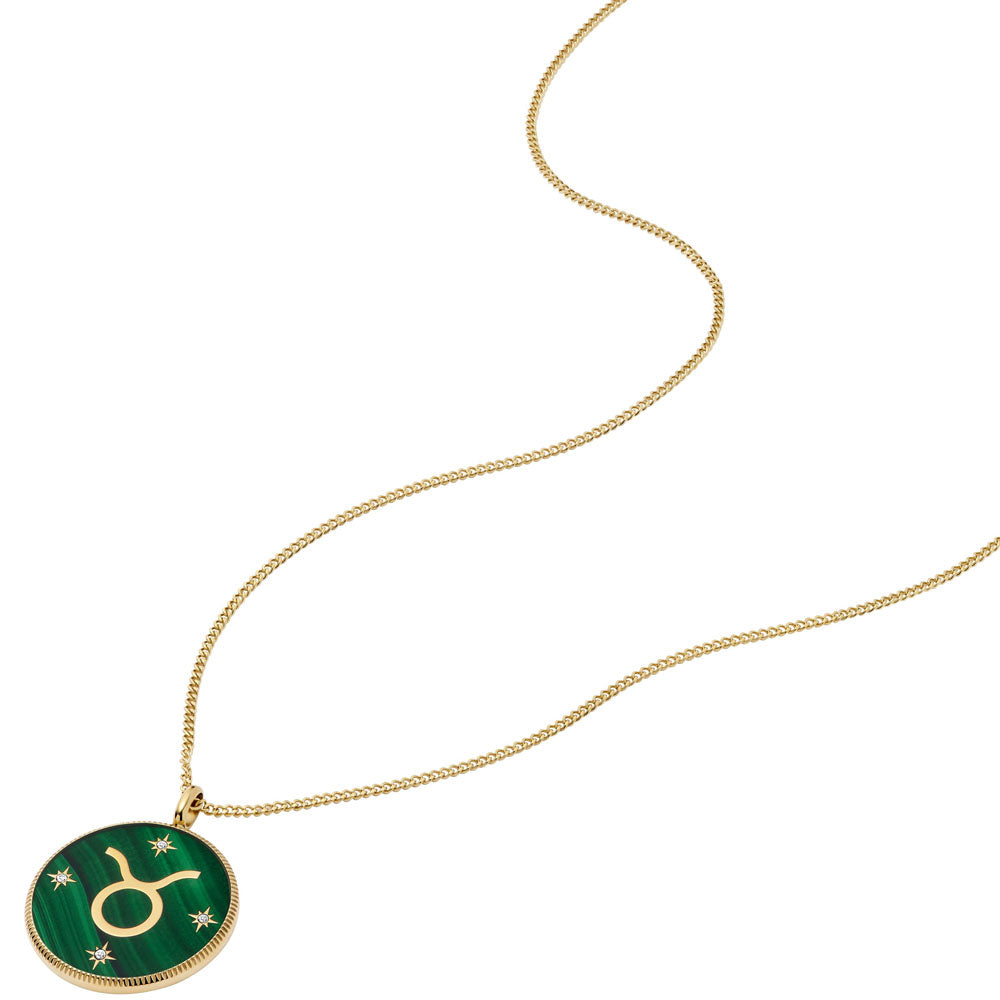 Fossil Halskette Sternzeichen Stier