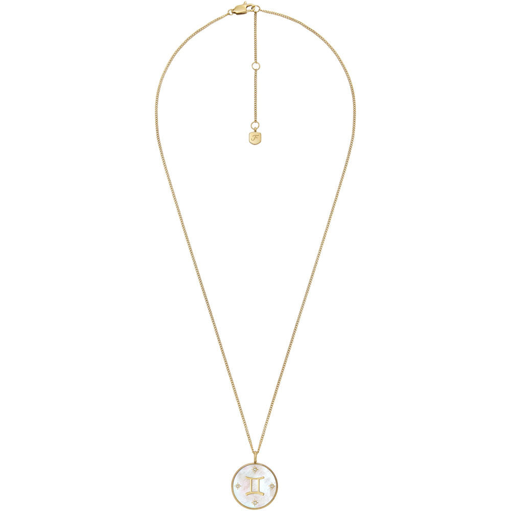 Fossil Halskette Sternzeichen Zwillinge